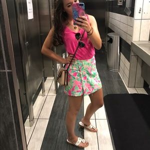 Lilly Pulitzer Hangin Around print Skort
